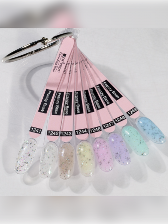 База камуфлирующая с хлопьями для ногтей Sofiprofi Frenzy Base, 10 мл